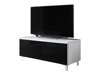TV-meubel Uva IV (Wit + Glanzend zwart)