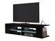 TV-meubel Ver (Zwart + Glanzend zwart)