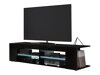TV-meubel Ver (Zwart + Glanzend zwart)