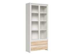Boekenkast Nolroma 113 (Wit + Sonoma eik)