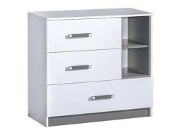 Ladekast Lorlare 108 (Wit + Grijs)