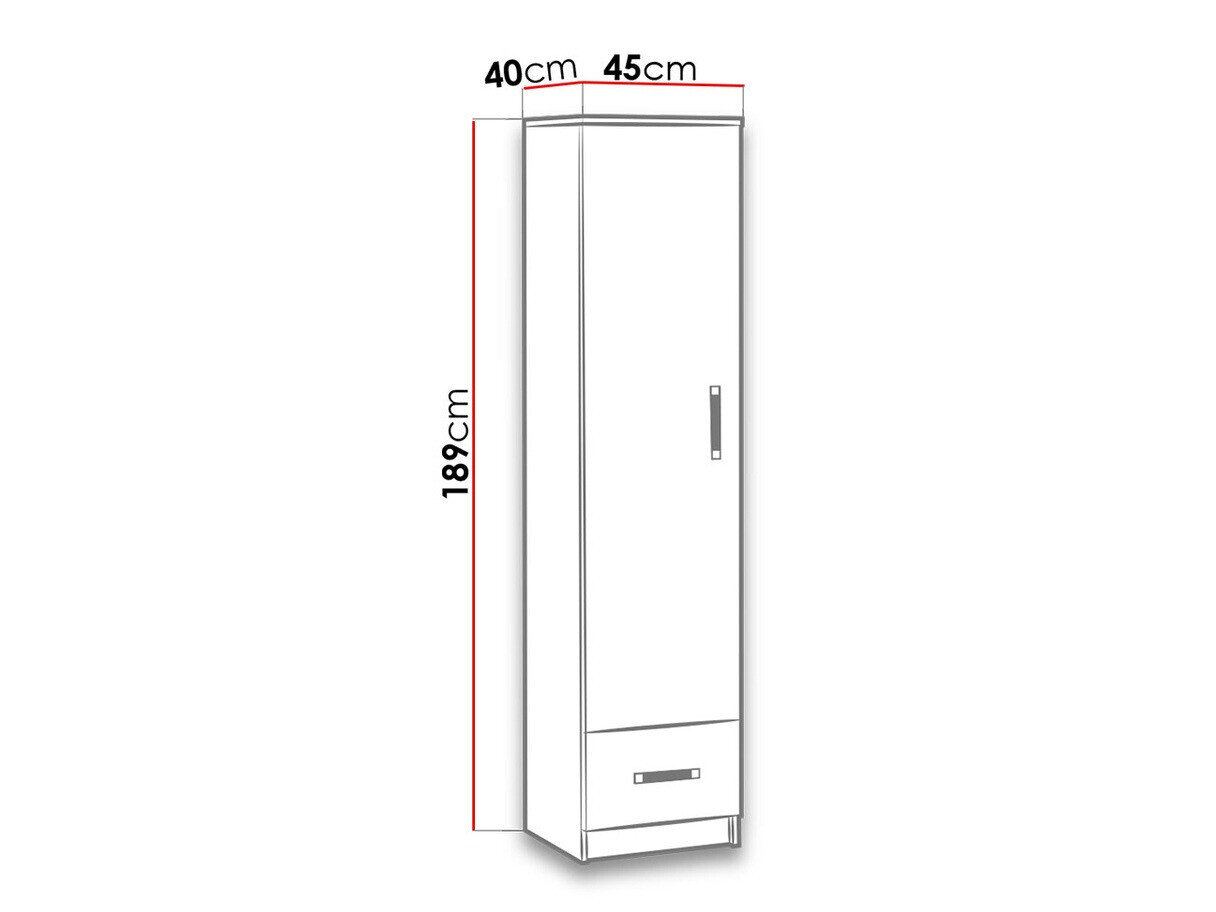 Reol Lorlare 106 (Hvid + Grå)