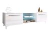 TV-meubel Uva V (Wit + Glanzend wit)