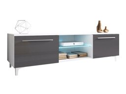 TV-meubel Uva V (Wit + Grijs met glans)
