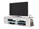 TV-meubel Ver I (Wit + Glanzend wit)