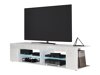 TV-meubel Ver I (Wit + Glanzend wit)