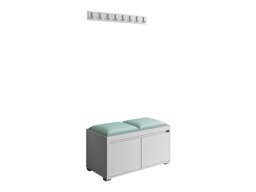 Conjunto para recibidor Comfivo Pinus I (Blanco + Manila 11)