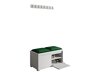Conjunto para recibidor Comfivo Pinus I (Blanco + Manila 35)
