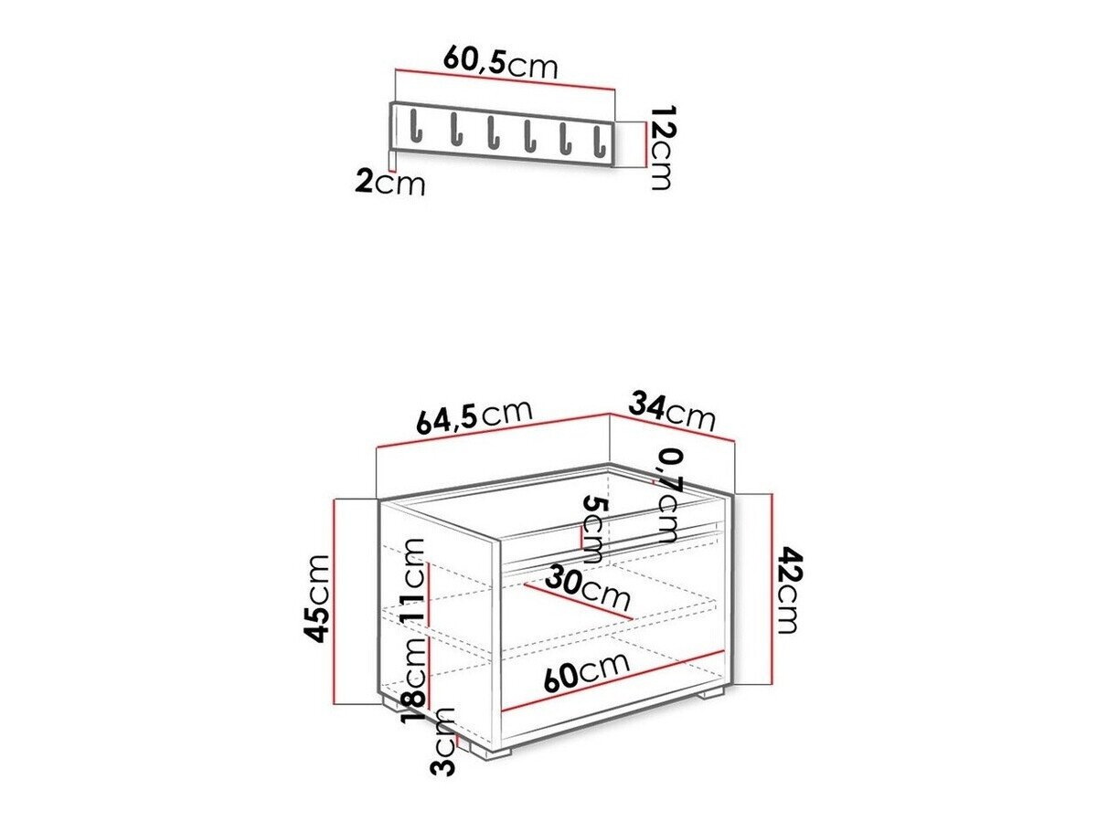 Gangmeubelset Comfivo Pinus VII (Wit + Soft 011)