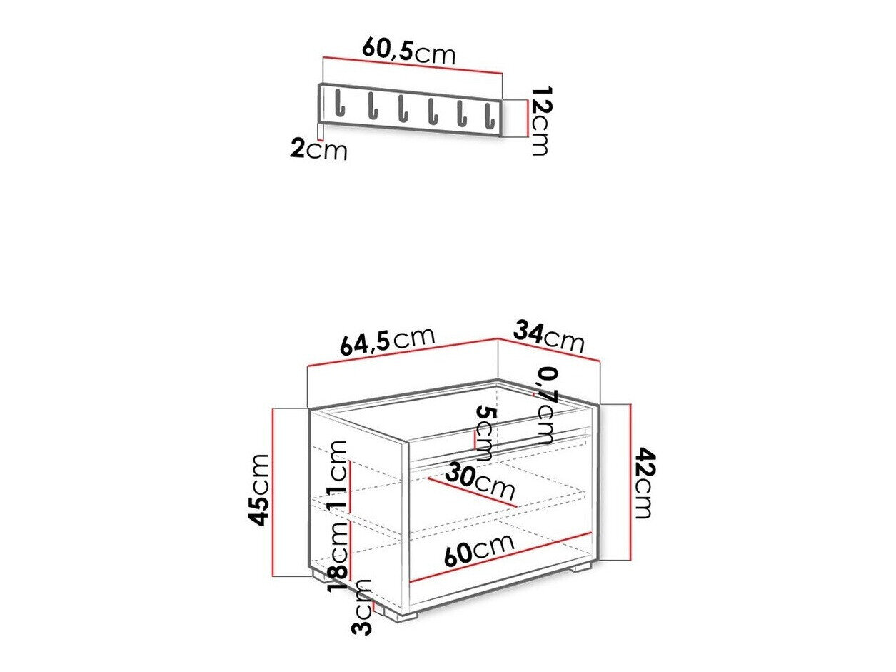 Gangmeubelset Comfivo Pinus VII (Wit + Soft 017)