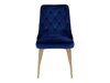 Stoel Dallas 203 (Blauw + gouden)