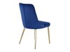Stoel Dallas 203 (Blauw + gouden)