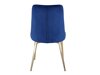 Stoel Dallas 203 (Blauw + gouden)