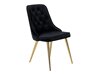 Stoel Dallas 203 (Zwart + gouden)