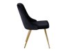 Stoel Dallas 203 (Zwart + gouden)