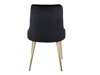 Stoel Dallas 203 (Zwart + gouden)
