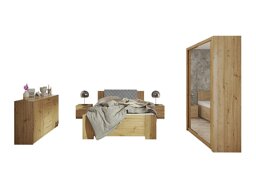 Slaapkamerset Catromi 112 (Artisan eiken + Soft Pik 029)