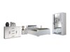 Slaapkamerset Catromi 112 (Wit + Soft Pik 029)
