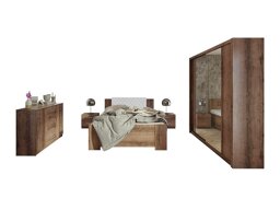 Slaapkamerset Catromi 114 (Klooster eik + Soft Pik 017)