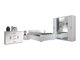 Slaapkamerset Catromi 114 (Wit + Soft Pik 017)