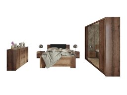 Set za spavaću sobu Catromi 115 (Hrast Monastery + Soft Pik 011)