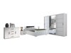 Slaapkamerset Catromi 116 (Wit + Soft Pik 011)