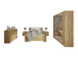 Slaapkamerset Catromi 121 (Artisan eiken + Soft Pik 017)