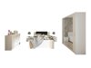 Slaapkamerset Catromi 121 (Wit + Soft Pik 011)
