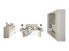 Slaapkamerset Catromi 121 (Wit + Soft Pik 017)