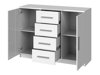 Slaapkamerset Catromi 122 (Wit + Soft Pik 017)