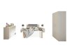 Slaapkamerset Catromi 122 (Wit + Soft Pik 029)