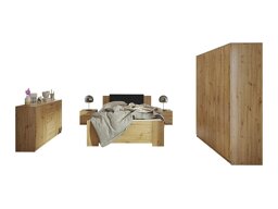 Slaapkamerset Catromi 123 (Artisan eiken + Soft Pik 011)