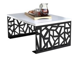 Table basse Germantown 101 (Noir mat + Blanc brillant)