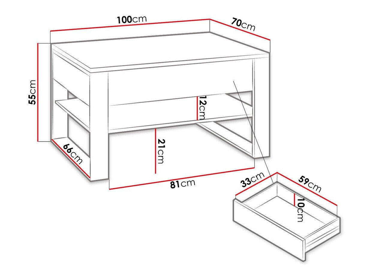 Salontafel Luliru 130