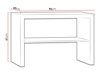 Table basse Fiomeri 113 (Chêne santana foncé)