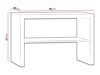 Table basse Fiomeri 113 (Chêne santana)