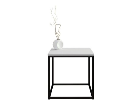 Salontafel Germantown 106 (Matzwart + Glanzend wit)