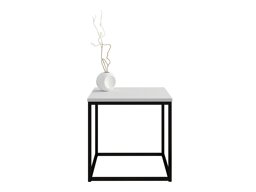 Table basse Germantown 106 (Noir mat + Blanc brillant)