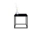 Table basse Germantown 106 (Noir mat + Noir brillant)