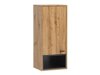 Armoire murale Baltesi 106 (Chêne Artisan + Noir)