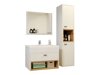 Badkamerset Velum I (Wit + Artisan eiken)