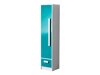 Boekenkast Merevari 105 (Wit + Glans Turquoise)