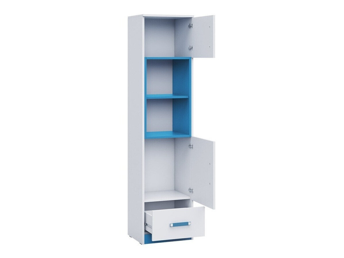 Boekenkast Sorviru 104 (Wit + Roze)