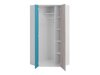 De reeks van de kinderkamer Camteso 114 (Wit + Eiken + Turquoise)