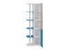 De reeks van de kinderkamer Camteso 114 (Wit + Eiken + Turquoise)