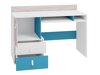 De reeks van de kinderkamer Camteso 114 (Wit + Eiken + Turquoise)