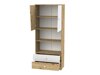 Boekenkast Almira 103 (Artisan eiken + Wit + Grijs)