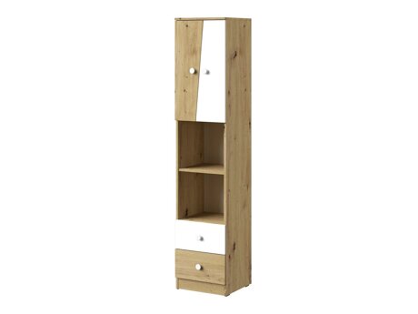 Boekenkast Almira 104 (Artisan eiken + Wit)