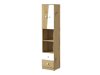 Boekenkast Almira 104 (Artisan eiken + Wit)