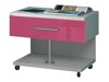 Chambre enfant complète Campus (Blanc brillant + Rose brillant)